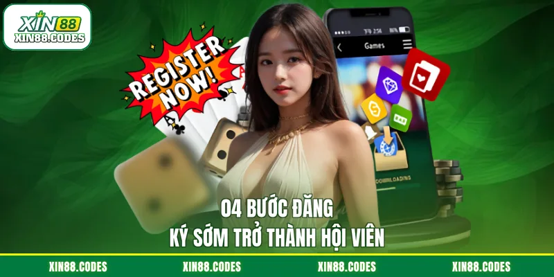04 bước đăng ký sớm trở thành hội viên