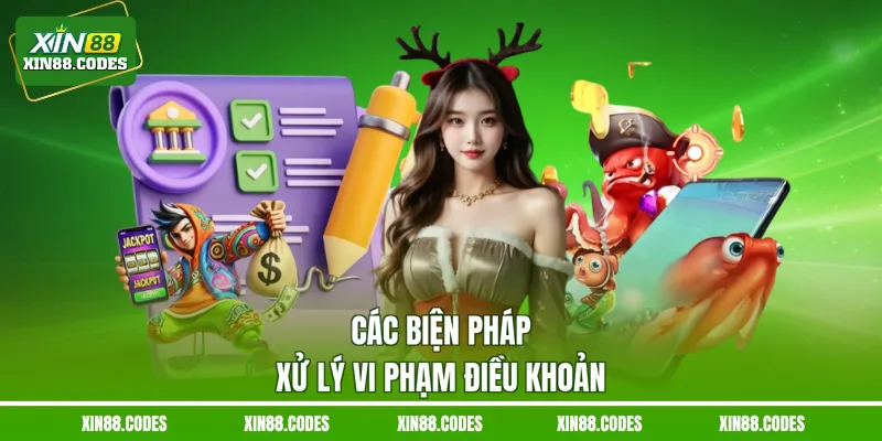 Các biện pháp xử lý vi phạm điều khoản