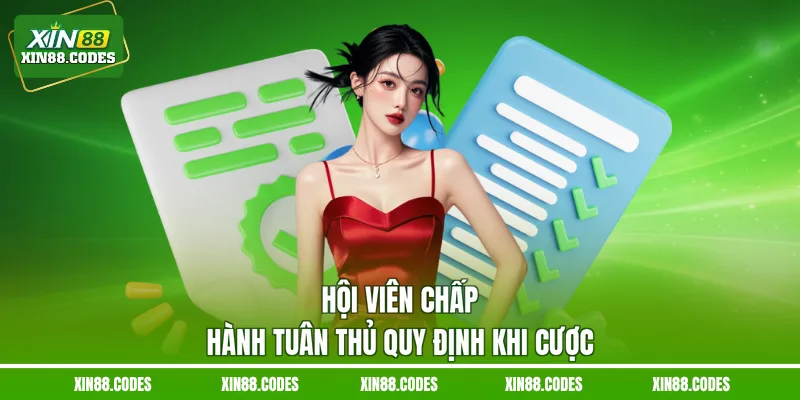 Hội viên chấp hành tuân thủ quy định khi cược